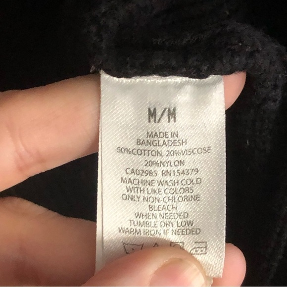 Aeropostale size med black knit cardigan - Picture 6 of 6